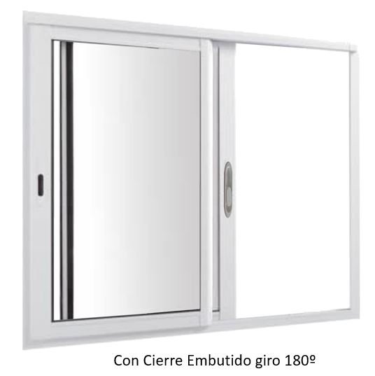 CIERRE EMBUTIDO 180º SLIDE LOCK