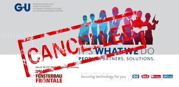 GU FENSTERBAU CANCELLED